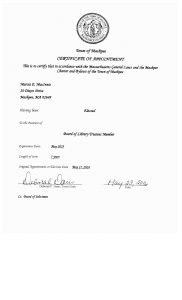 certificateofappointment